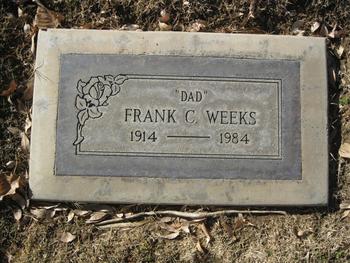 Weeks, Frank Charles gravesite