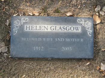 Glasgow, Helen L. gravesite