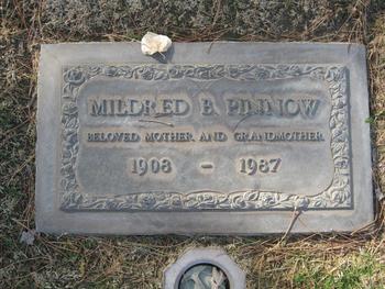 Pinnow, Mildred Beatrice gravesite