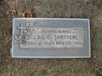 Shontere, Lois Cecelia gravesite
