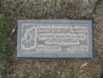 Collins, Louis Miller ('Dusty') gravesite