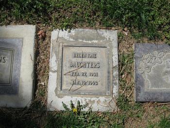 Daughters,   Helen Ione gravesite