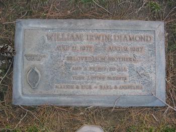 Diamond, William Irwin gravesite