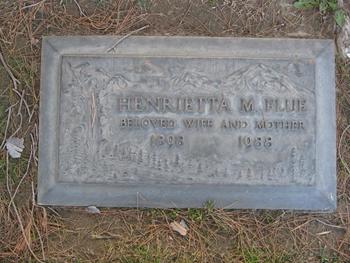 Flue, Henrietta Marie gravesite