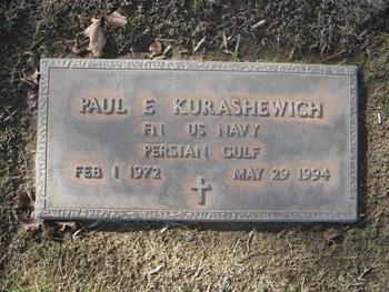 Kurashewich, Paul E. gravesite