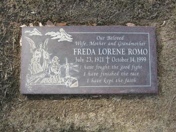 Romo, Freda Lorene gravesite