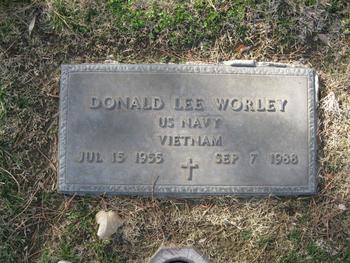 Worley, Donald Lee gravesite