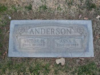 Anderson, Anna Florence gravesite