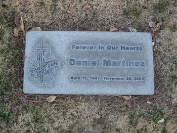 Martinez, Daniel gravesite