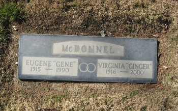 McDonnel, Virginia ('Ginger') gravesite