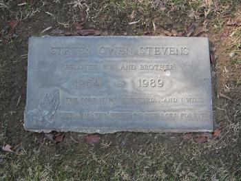 Stevens, Steven Owen gravesite