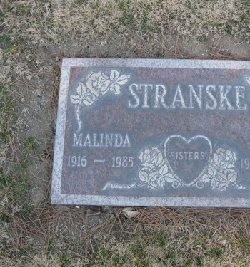 Stranske, Malinda gravesite