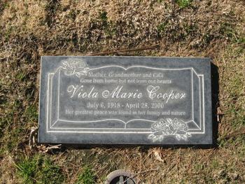 Cooper, Viola Marie gravesite