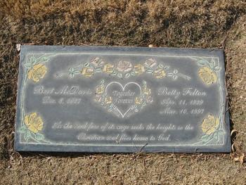 McDaris, Bert gravesite
