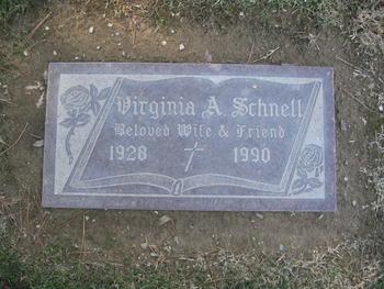 Schnell, Virginia A. gravesite