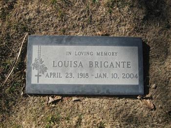 Brigante, Louisa gravesite