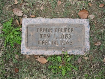 Palmer, James Frank gravesite
