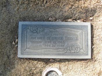 Tindell, Michael DeWayne gravesite