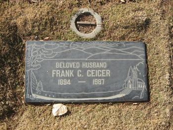 Geiger, Frank G. gravesite