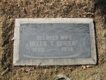 Geiger, Helen T. gravesite