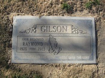 Gilson,   Raymond gravesite