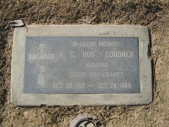 Goodner, Horace G. ('Hod') gravesite