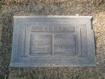 Hunt, Alenne Berniece gravesite