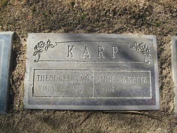 Karp, Anne Annette gravesite