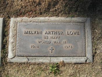 Lowe, Melvin Arthur gravesite