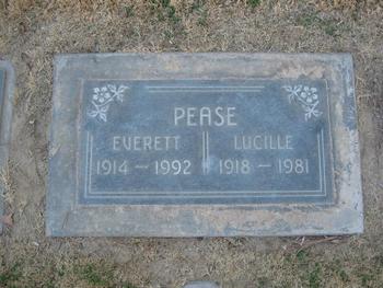 Pease, Everett Laurel gravesite