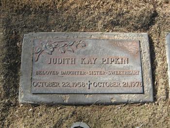Pipkin, Judith Kay gravesite