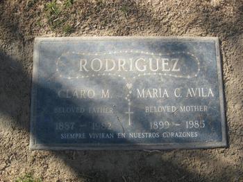 Rodriguez, Claro M. gravesite