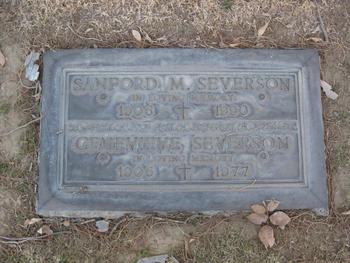 Severson, Sanford Mcline gravesite