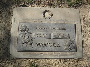 Wawock, Elsie gravesite