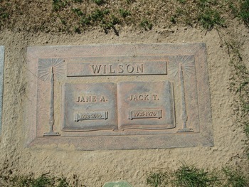 Wilson, Jane A. gravesite
