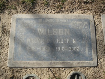 Wilson, Ruth N. gravesite