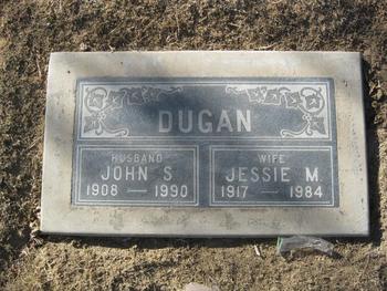 Dugan, Jessie Margaret gravesite