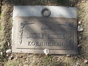 Koenneman, Ernest William gravesite