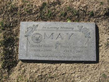 May, Irene Catherine gravesite