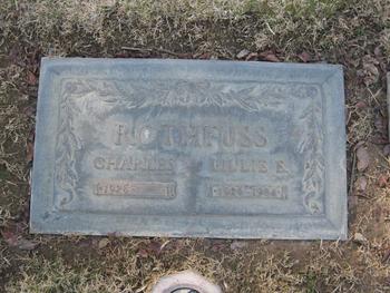 Rothfuss, Lillie Elizabeth gravesite