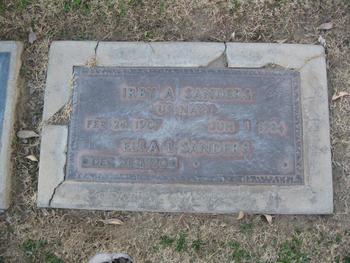 Sanders, Ella L. gravesite