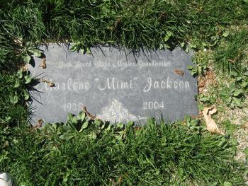 Jackson, Marlene Ann ('Mimi') gravesite