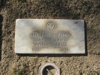 Edds, Joseph Jewel gravesite