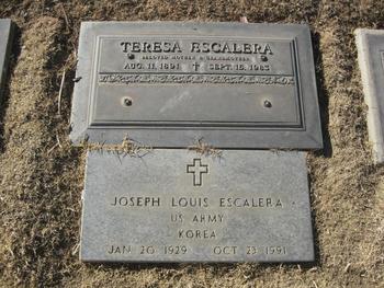 Escalera, Joseph Louis gravesite