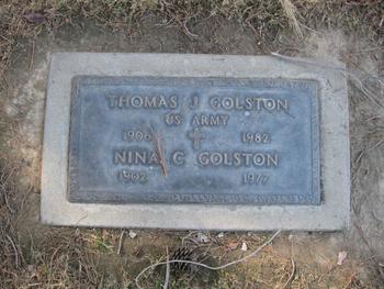 Golston,   Nina C. gravesite