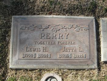 Perry, Lewis Howard gravesite