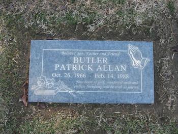 Butler, Patrick Allan gravesite