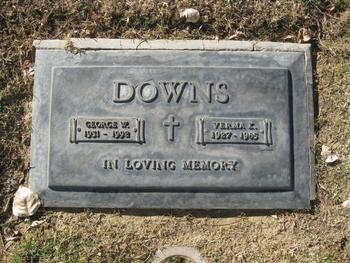 Downs, Verma Katherine gravesite