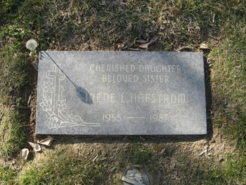 Hafstrom, Irene Louise gravesite
