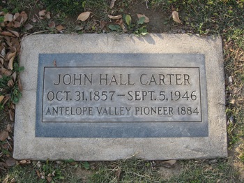 Carter, John Hall gravesite